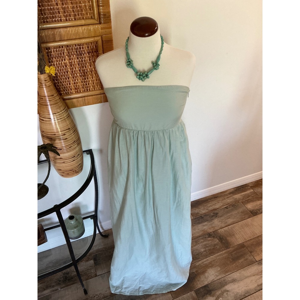 Sundays Aphrodite Strapless Maxi Dress NWT
SIZE M

in sky gray - Picture 7 of 16